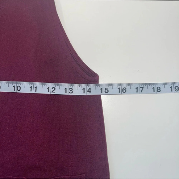 ModCloth Love of Layering Burgundy Pocket Overall Mini Dress XXsmall Women’s - Picture 7 of 11